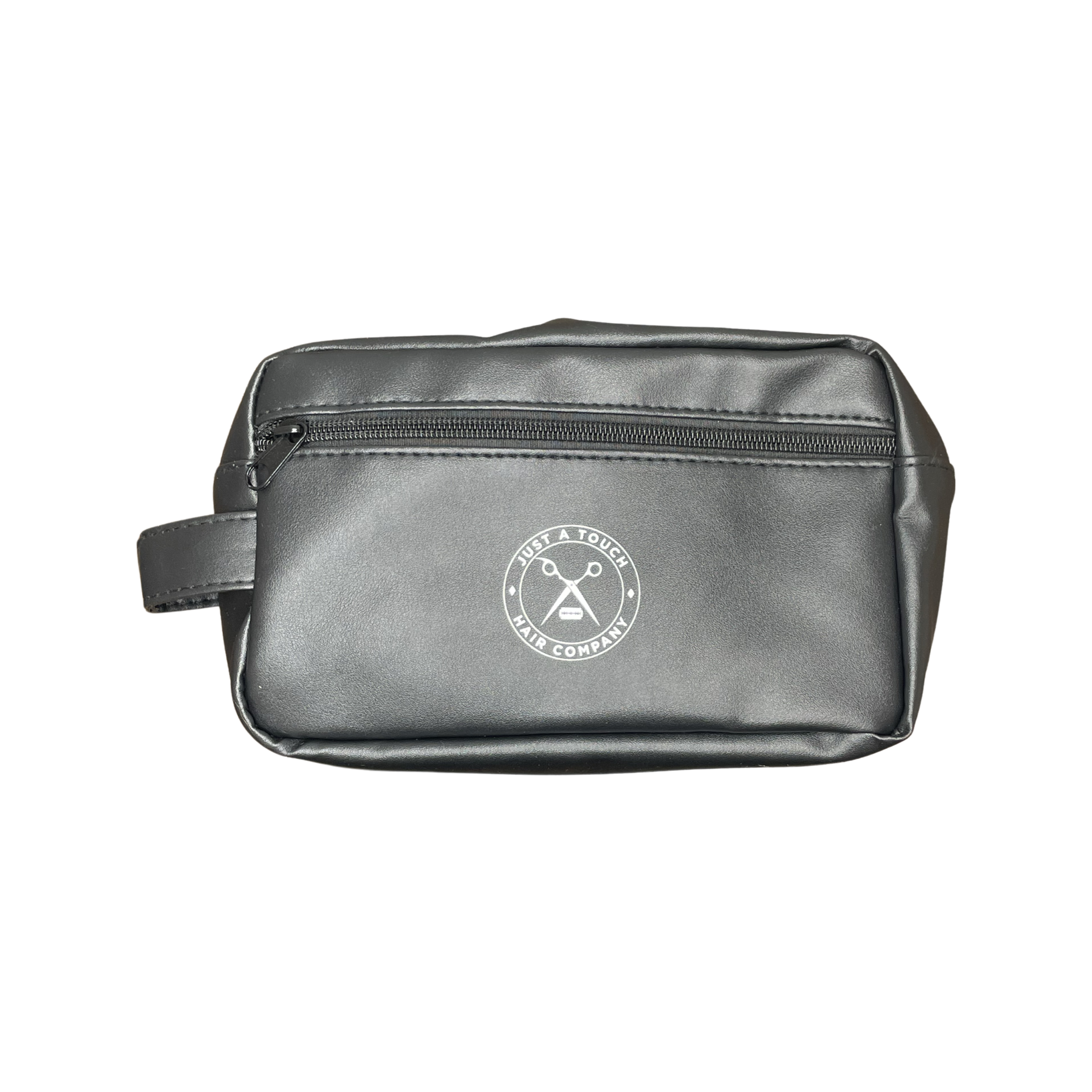 Genuine Black leather Travel Toiletry bag