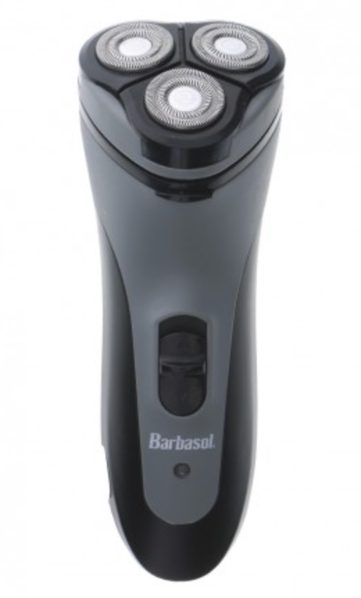 #CBR1-1002-BLY BARBASOL RECHARGEABLE ROTARY SHAVER