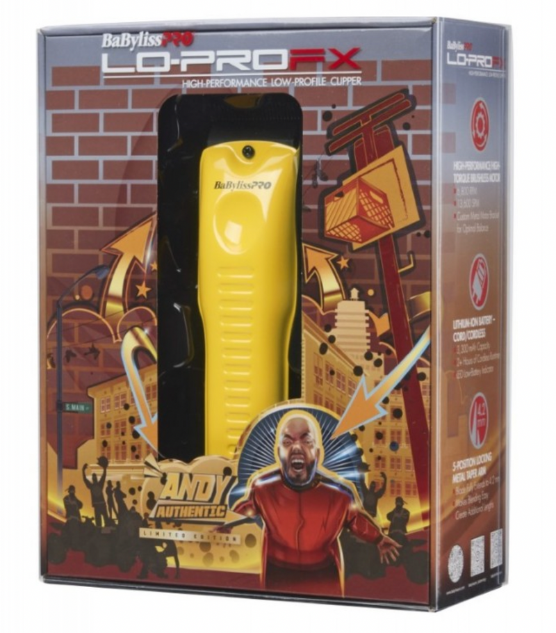 #FX825YI BABYLISSPRO L.E. INFLUENCER "ANDY AUTHENTIC" LOPRO CLIPPER